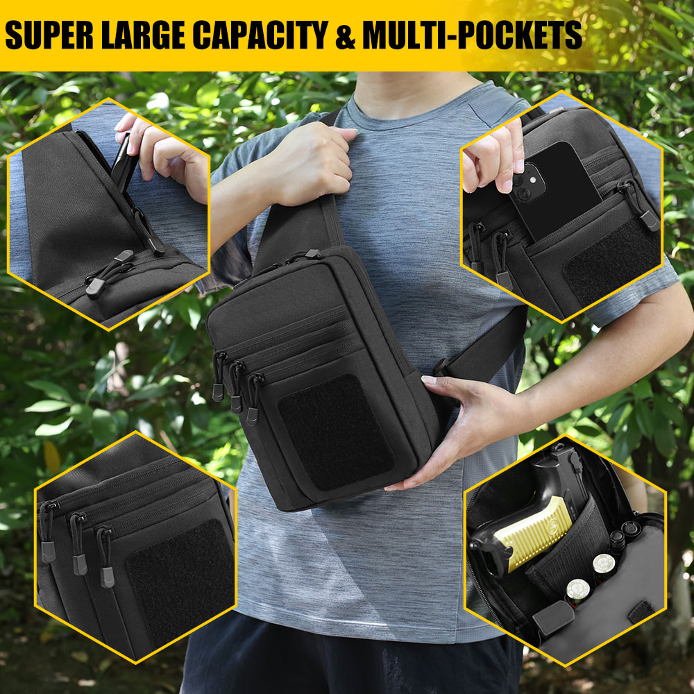 Edc Pistol Carry Bag - Tactical Pistol Gun Bag Concealed Carry
