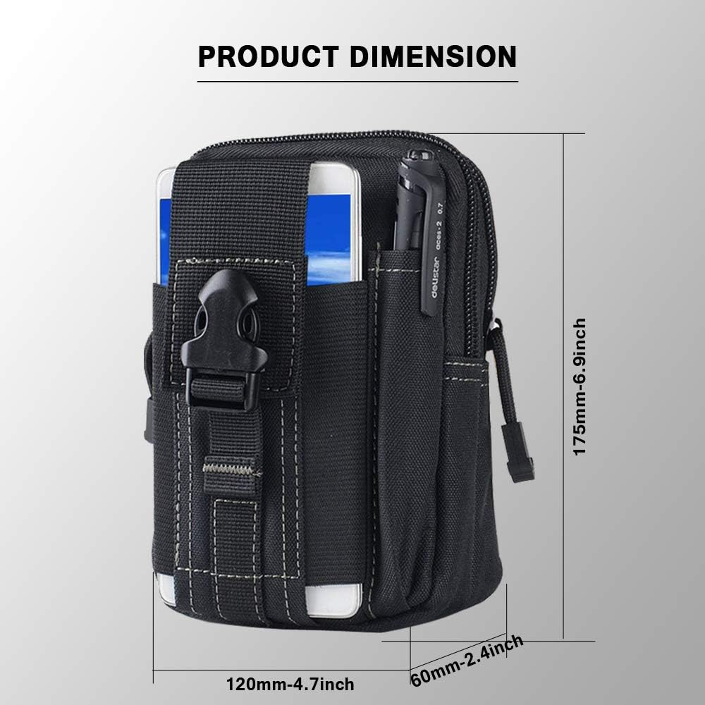 Tactical Molle Belt Pouch Mili - مراجعة Edc Carry Pouch وسعره