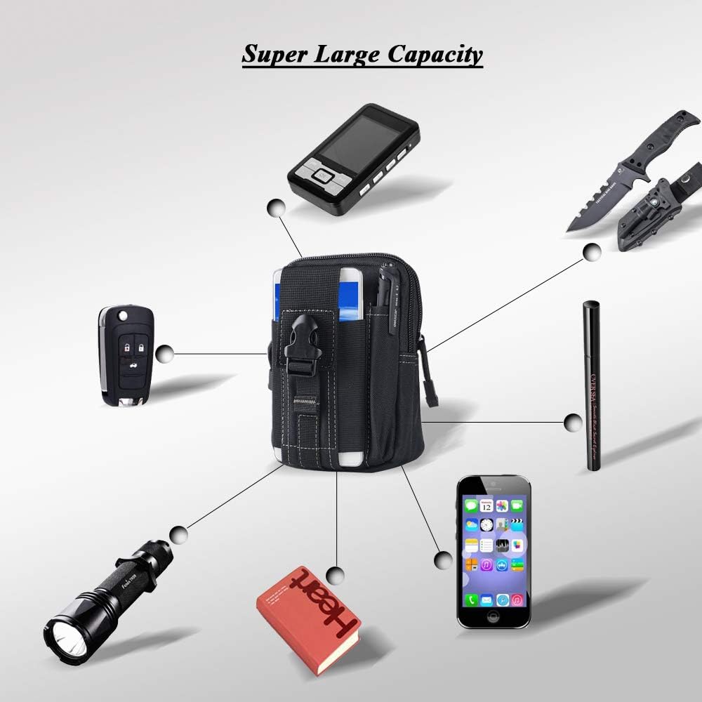 Tactical Molle Belt Pouch Mili - مراجعة Edc Carry Pouch وسعره