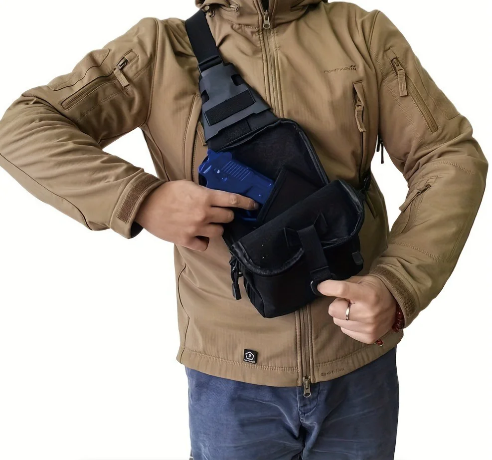 Tactical Sling Bag Concealed C - مراجعة Edc Pistol Carry Bag وسعره