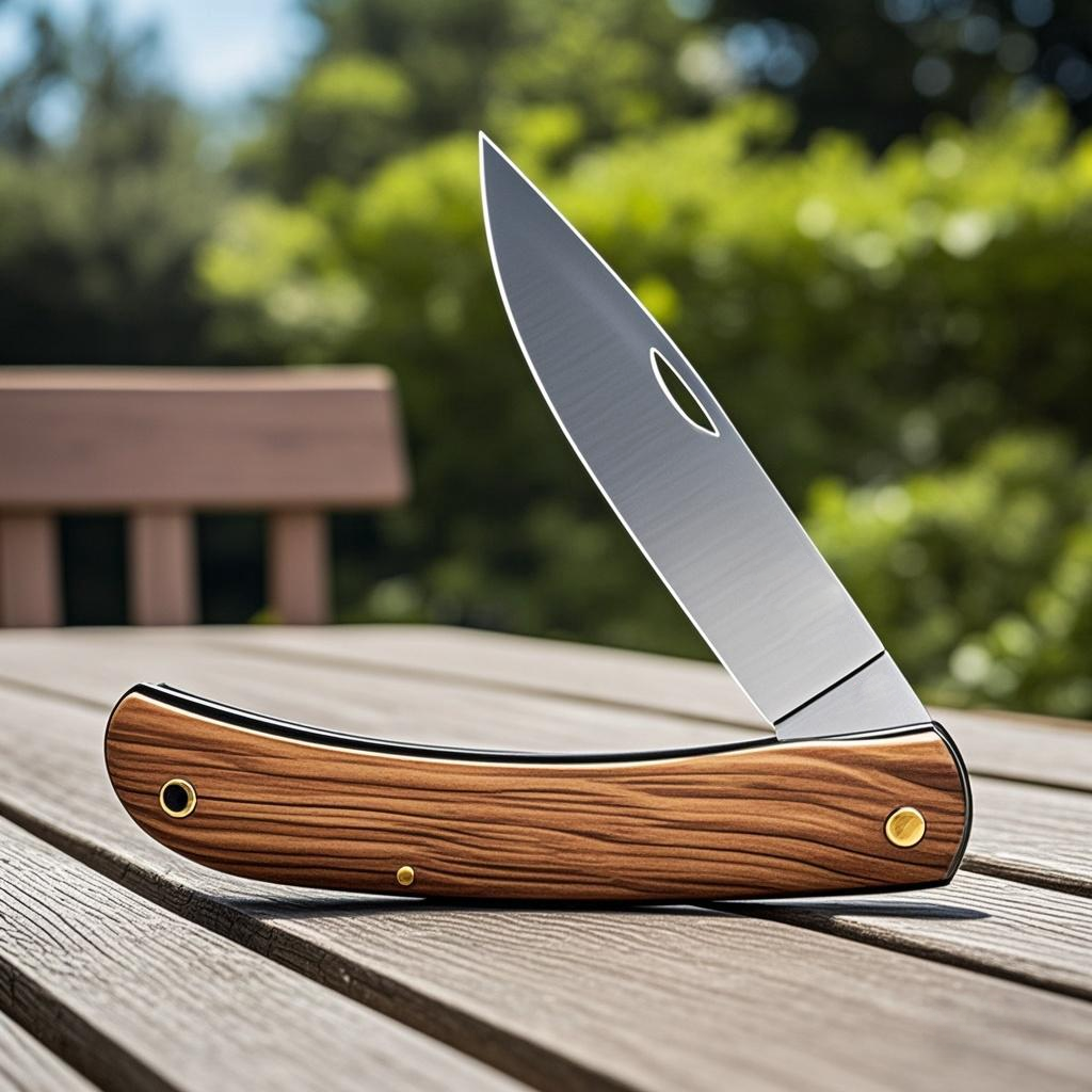 Rosewood Handle Pocket Knife S - مراجعة Edc Concealed Carry Knife وسعره