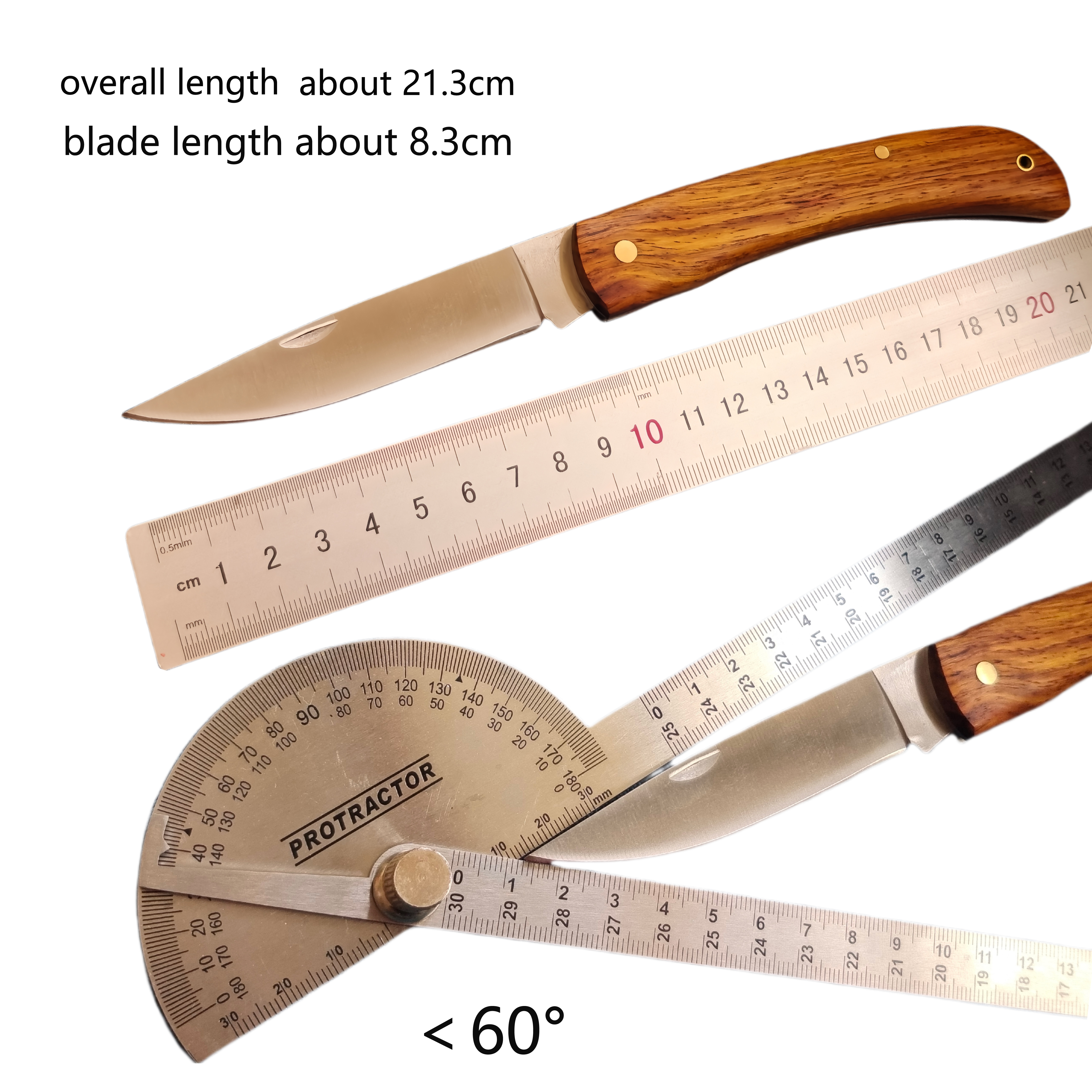 Rosewood Handle Pocket Knife S - مراجعة Edc Concealed Carry Knife وسعره