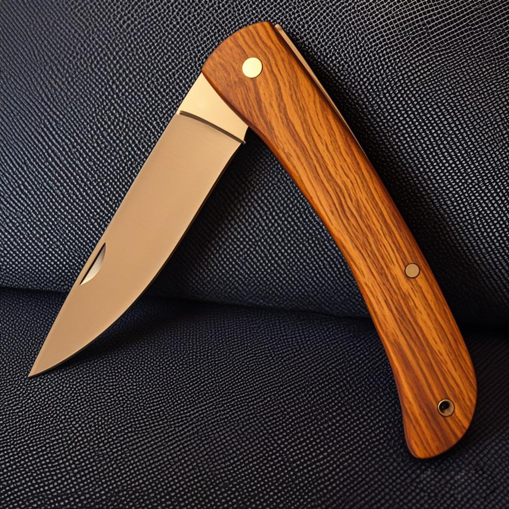 Rosewood Handle Pocket Knife S - مراجعة Edc Concealed Carry Knife وسعره