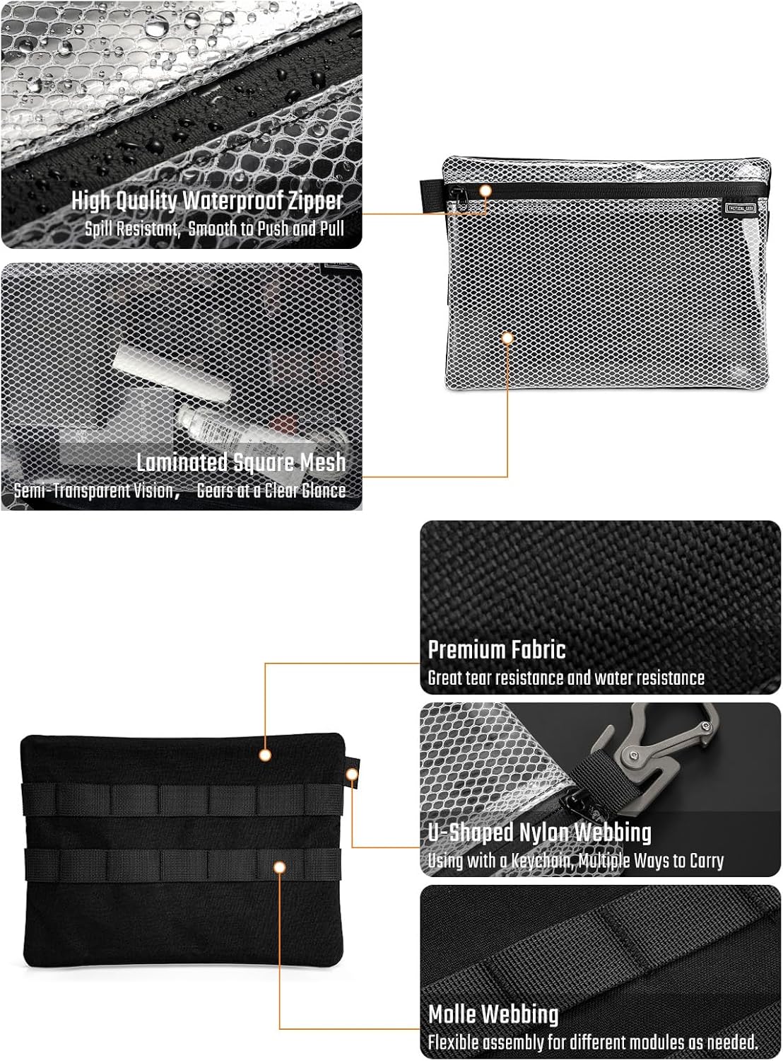 TACTICAL GEEK Storage A10 EDC  - مراجعة Edc Concealed Carry Bag وسعره