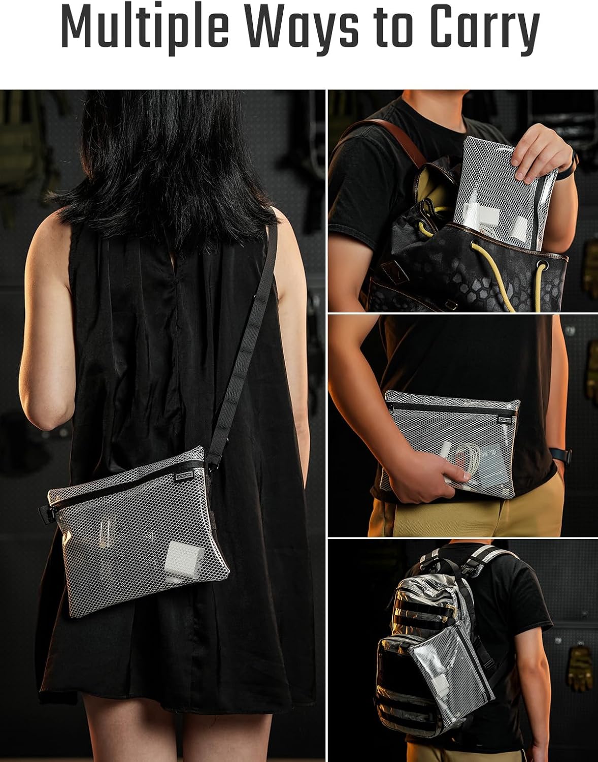 TACTICAL GEEK Storage A10 EDC  - مراجعة Edc Concealed Carry Bag وسعره