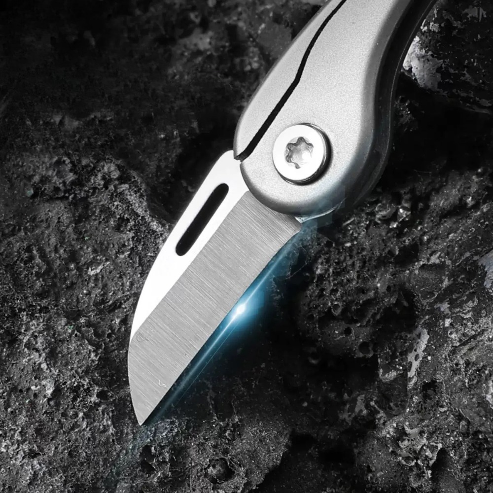 New Retro Mini Titanium Alloy  - مراجعة Edc Concealed Carry Knife وسعره