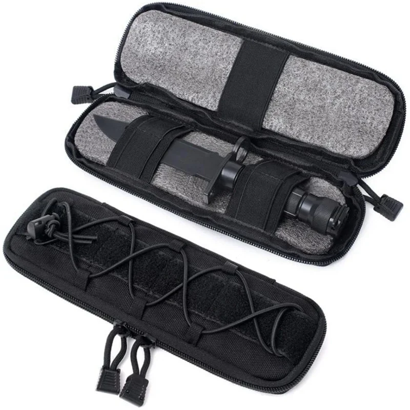 Tactical Belt Bag Knife Flashl - مراجعة Edc Carry Kit وسعره