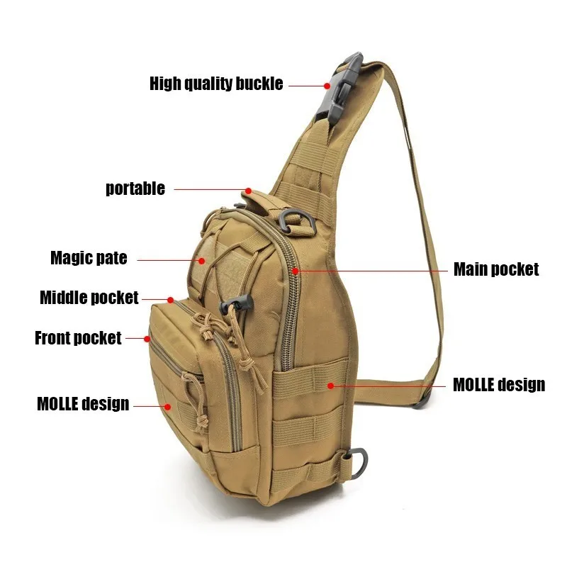 Military Tactical Sling Backpa - مراجعة Edc Concealed Carry Bag وسعره