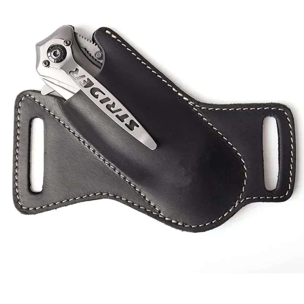 Outdoor EDC Tool Kit Molle Pou - مراجعة Leather Edc. Carry Pouch وسعره
