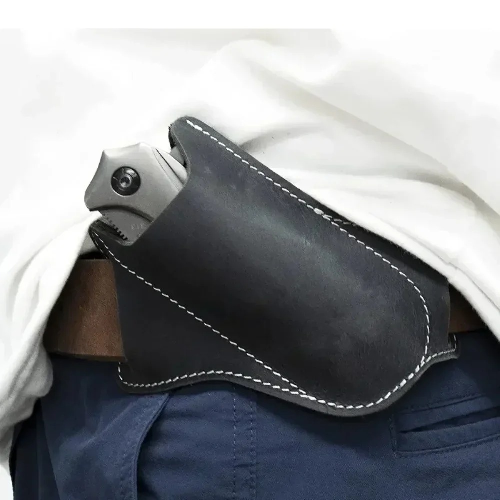 Outdoor EDC Tool Kit Molle Pou - مراجعة Leather Edc. Carry Pouch وسعره