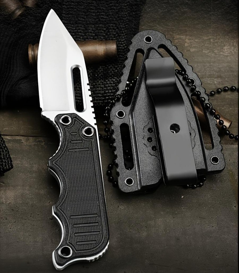 Portable Neck Knife with Kydex - مراجعة Edc Concealed Carry Knife وسعره