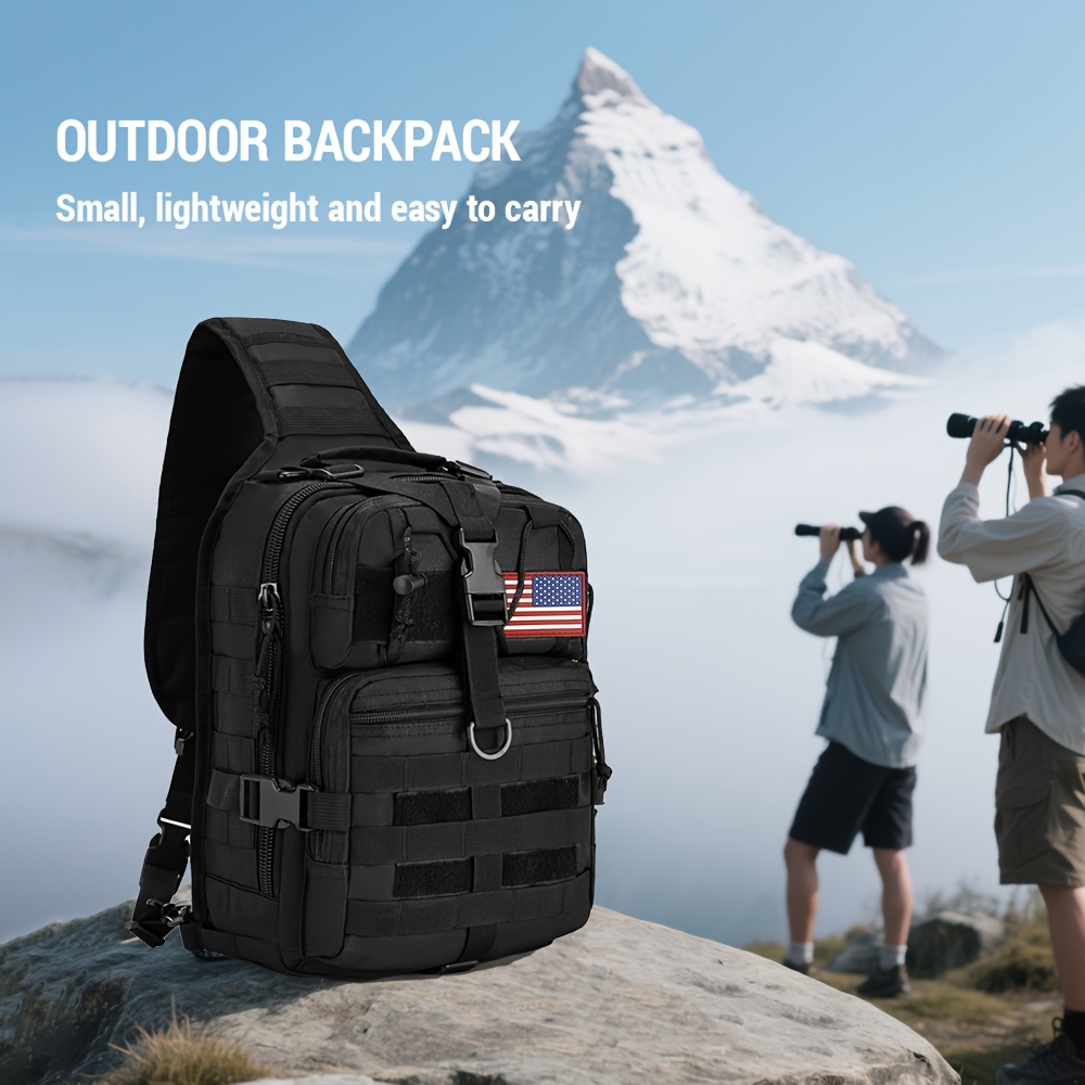 1pc 6.6gal Tactical Sling Back - مراجعة Edc Carry Bag For Men وسعره