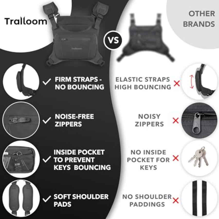 Running Chest Pack Reflective  - مراجعة Leather Edc. Carry Pouch وسعره