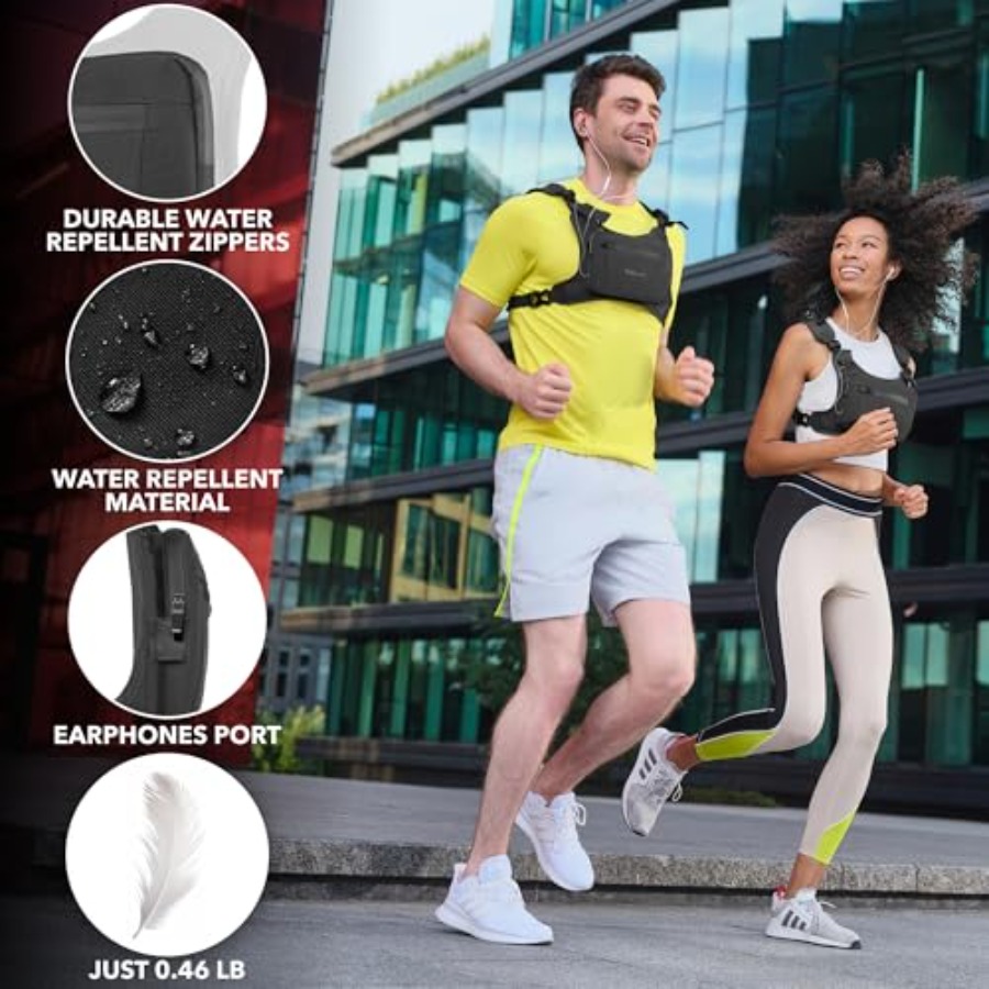 Running Chest Pack Reflective  - مراجعة Leather Edc. Carry Pouch وسعره