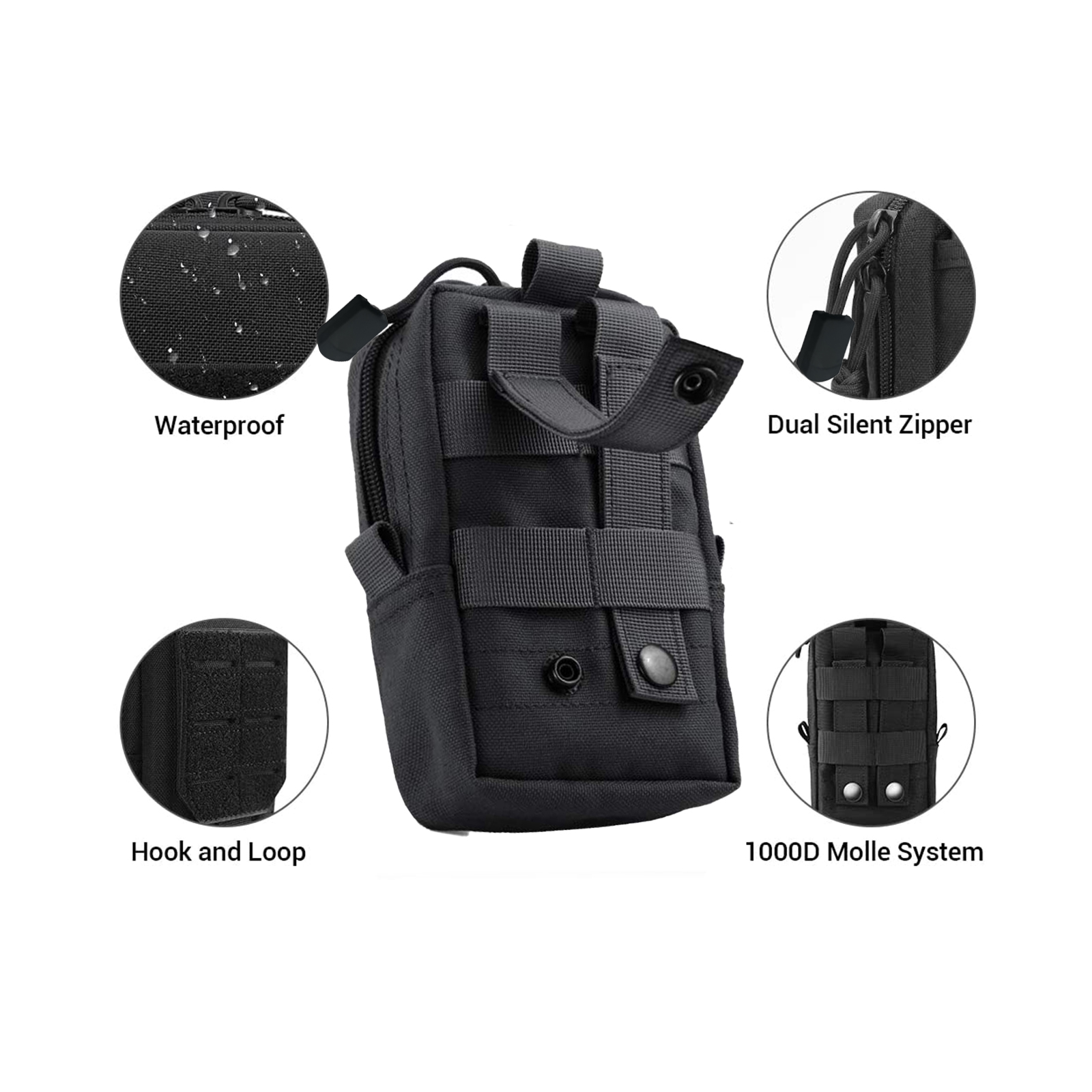 Tactical Molle Pouch Waist Bag - مراجعة Edc Carry Pouch وسعره