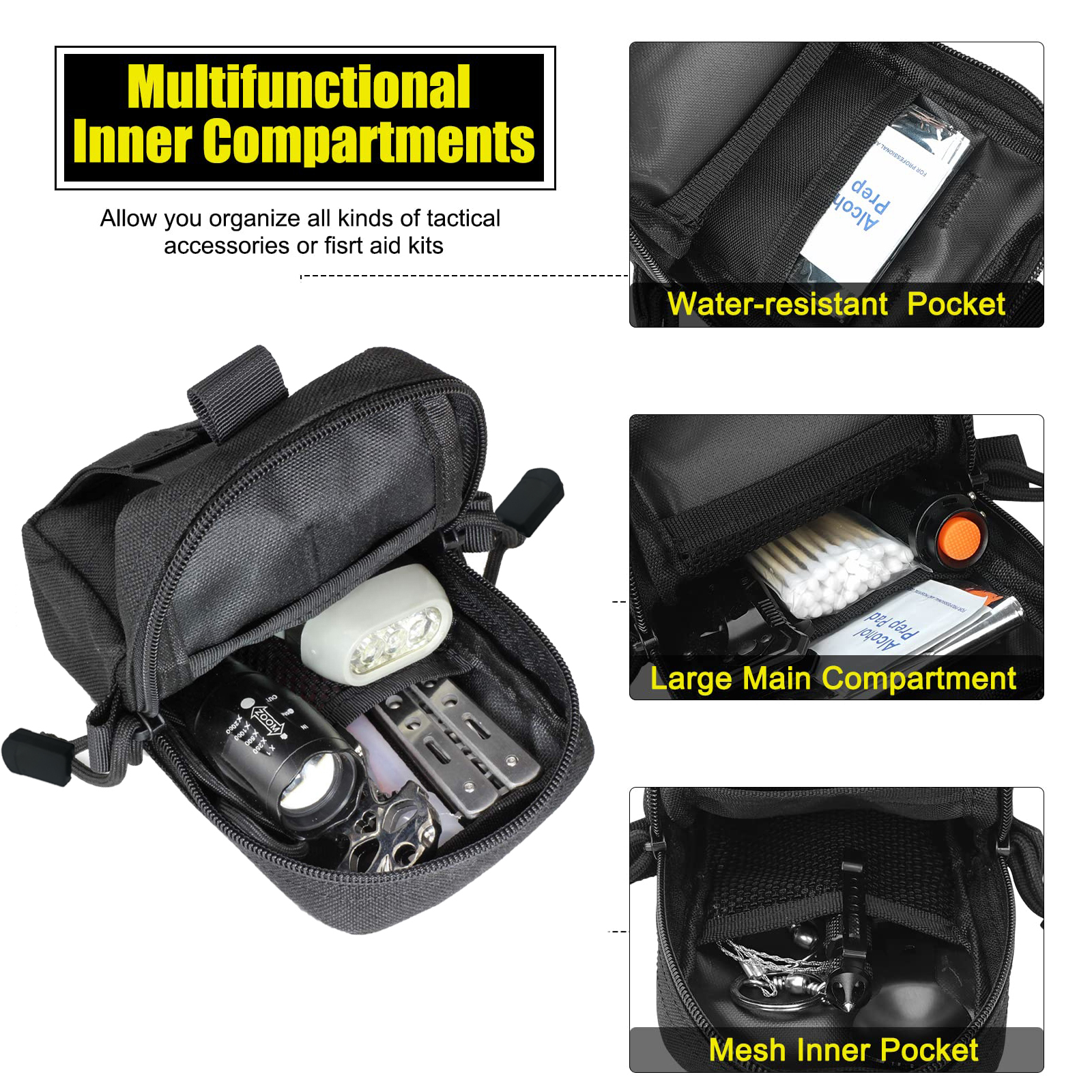 Tactical Molle Pouch Waist Bag - مراجعة Edc Carry Pouch وسعره