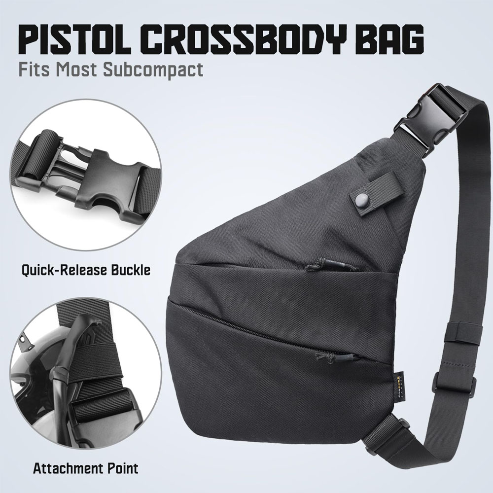 Tactical Concealed Gun Carry B - مراجعة Edc Pistol Carry Bag وسعره