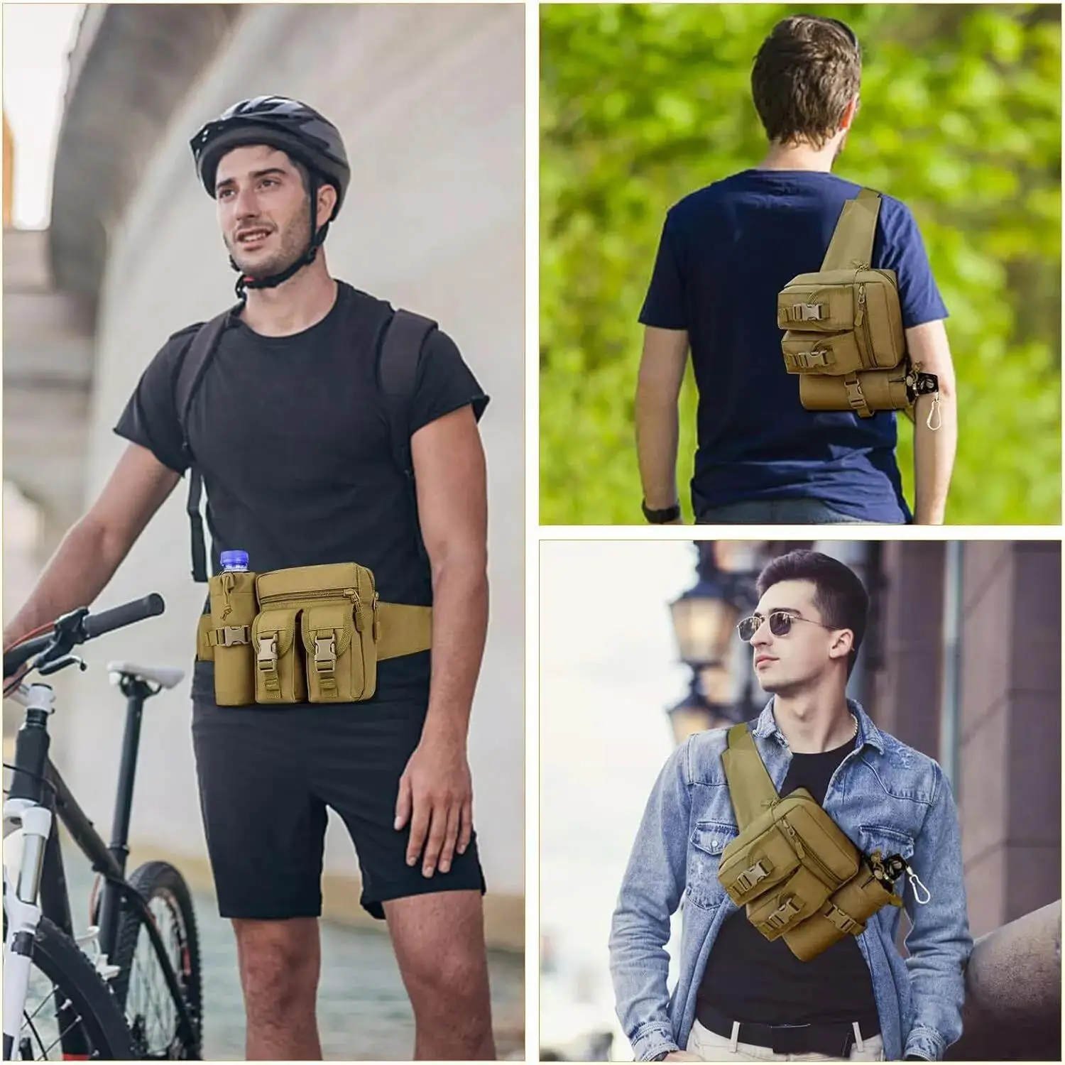 Tactical Fanny Pack for Men Co - مراجعة Edc Carry Bag For Men وسعره