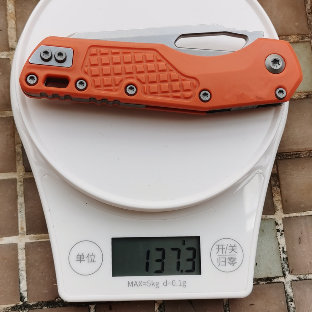 JUFULE Nylon Handle MT210 Deep - مراجعة Edc Concealed Carry Knife وسعره