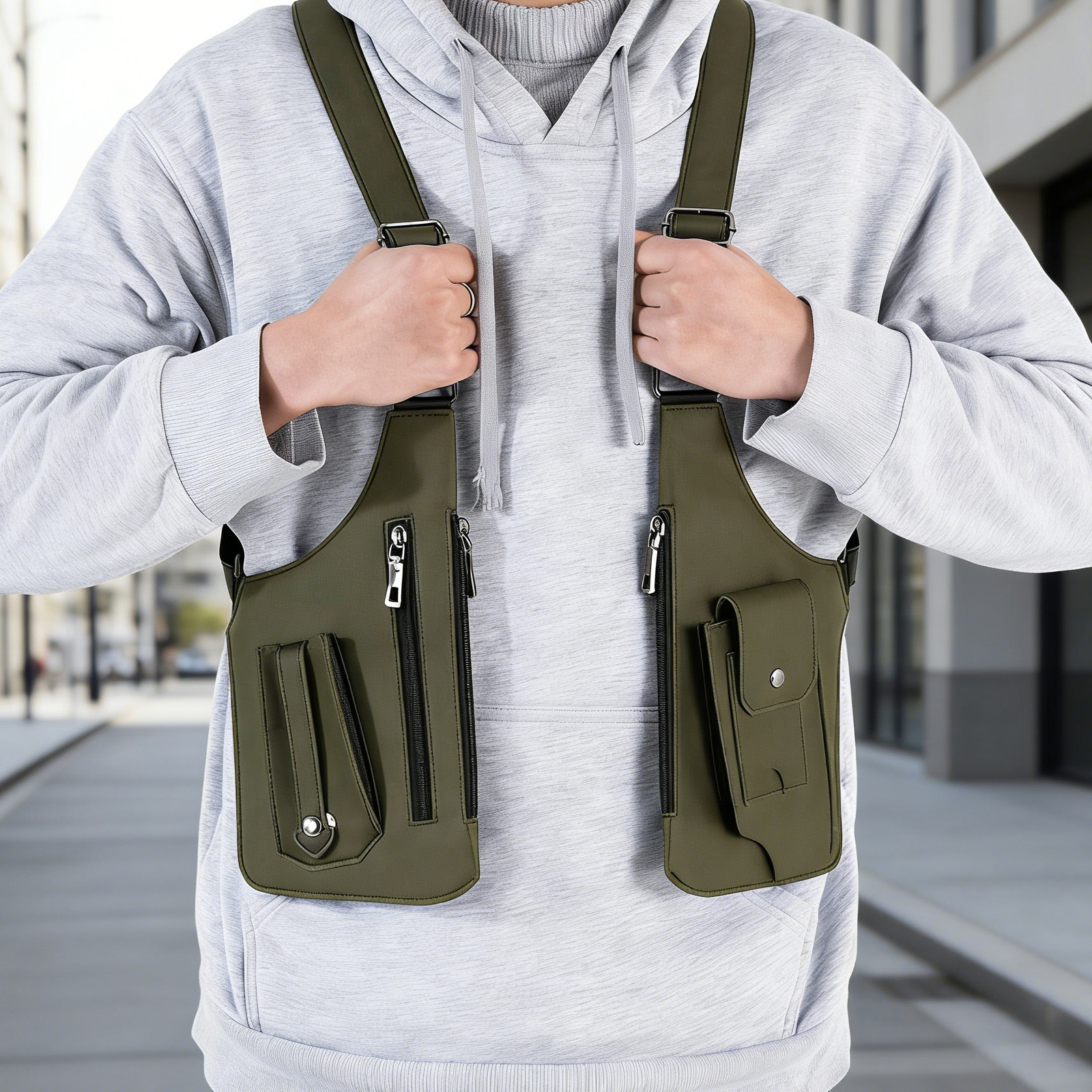 Tatical EDC Men's Chest Rigs A - مراجعة Edc Carry Bag For Men وسعره