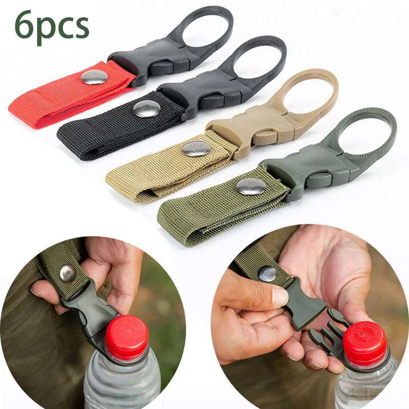 6pcs Camping Webbing Buckle Ho - مراجعة Edc Carry Kit وسعره