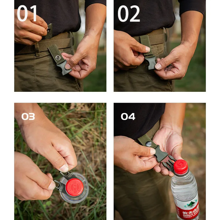 6pcs Camping Webbing Buckle Ho - مراجعة Edc Carry Kit وسعره