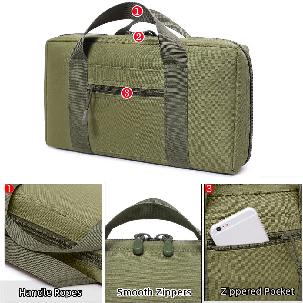 Tactical Pistol Range Bag Gun  - مراجعة Edc Pistol Carry Bag وسعره