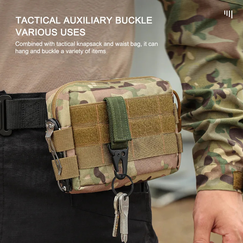 1-4Pcs Tactical Carabiner Outd - مراجعة Edc Carry Kit وسعره