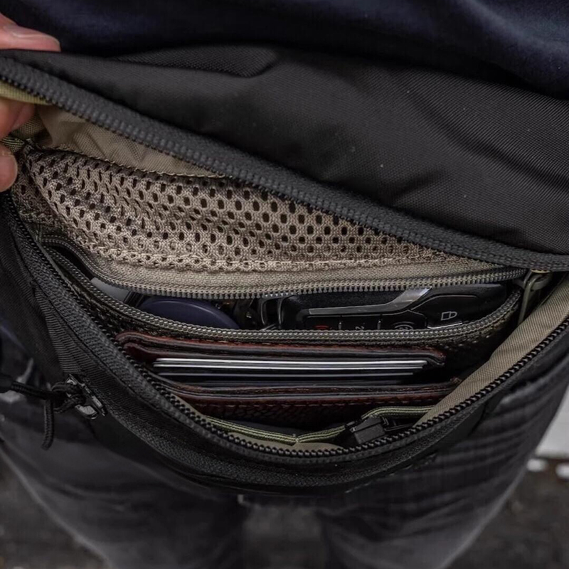 Mens Belt Bag with Adjustable  - مراجعة Edc Carry Bag For Men وسعره