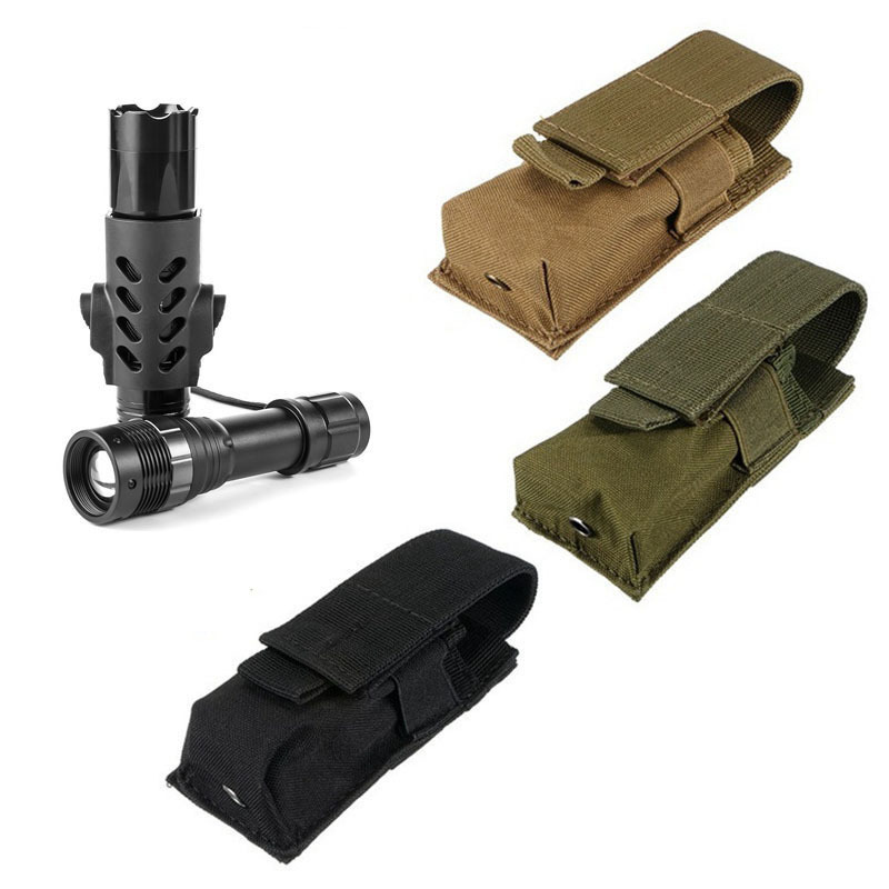 Tactical Molle Flashlight Pouc - مراجعة Edc Carry Knife وسعره