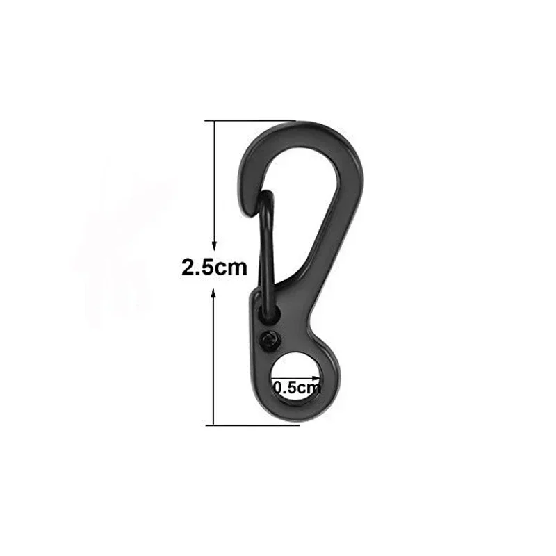 10Pcs/lot Mini Carabiner Parac - مراجعة Edc Carry Kit وسعره
