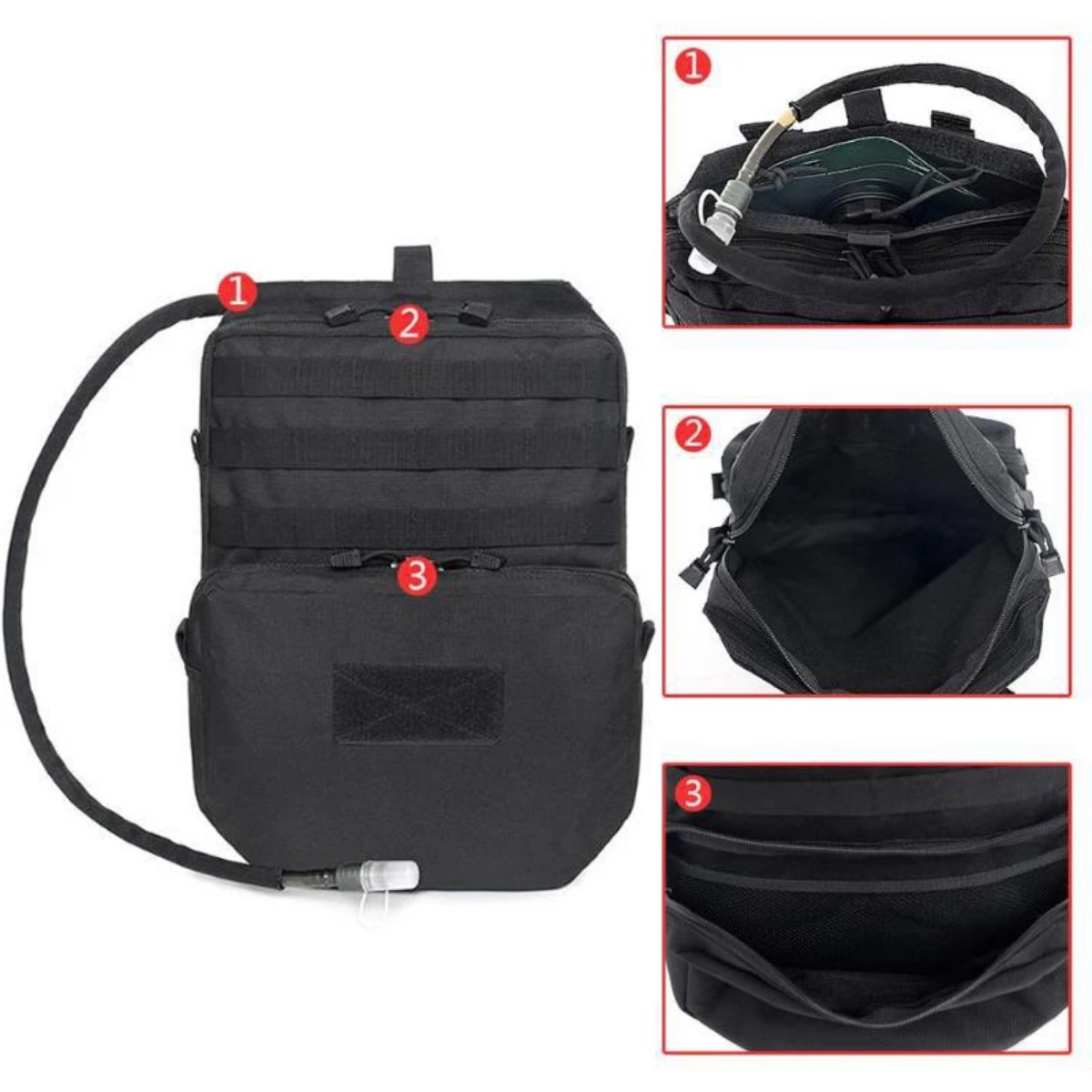 Outdoor Molle Bag Camping Hydr - مراجعة Edc Carry Kit وسعره