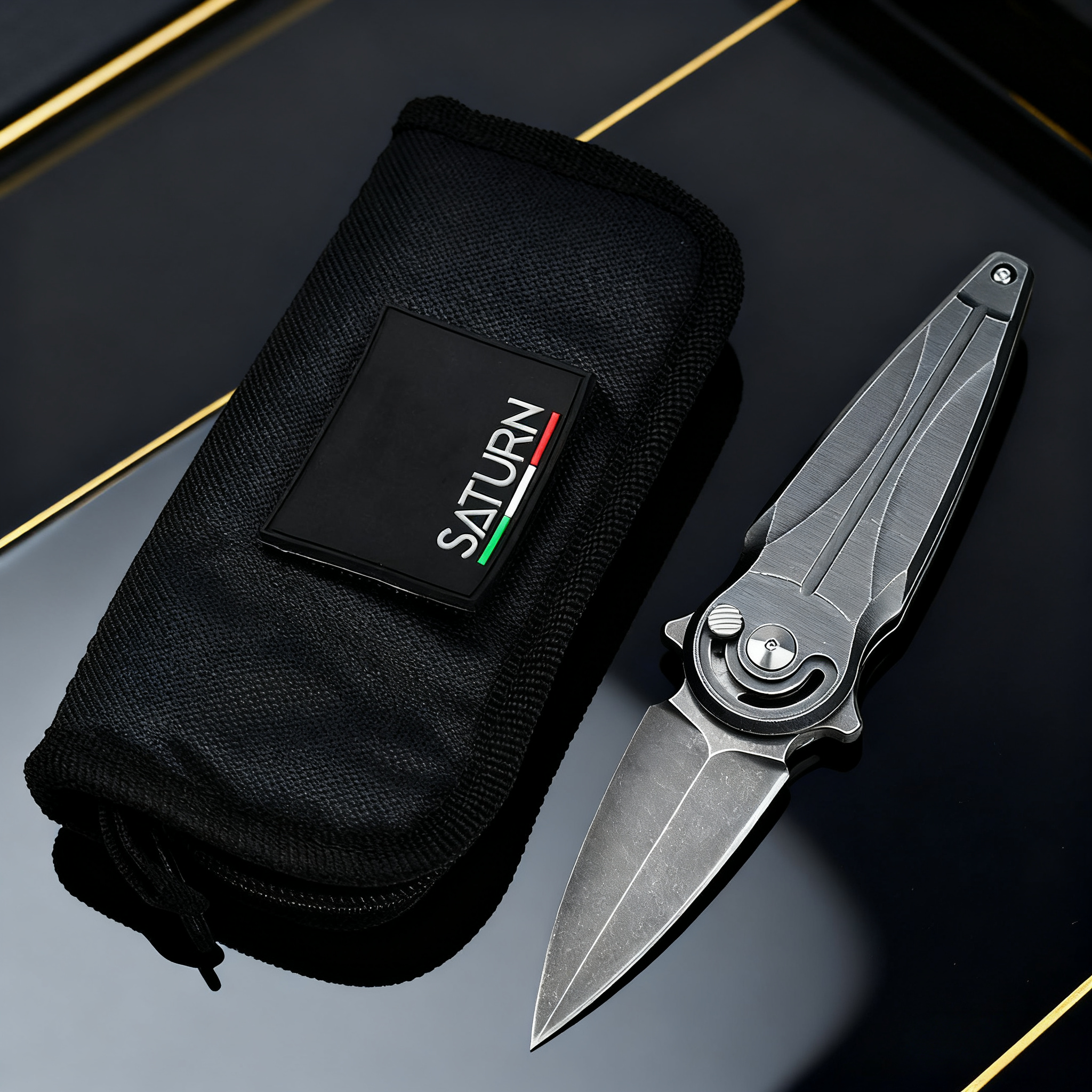2026 new FX-551 - Golden Crick - مراجعة Edc Concealed Carry Knife وسعره