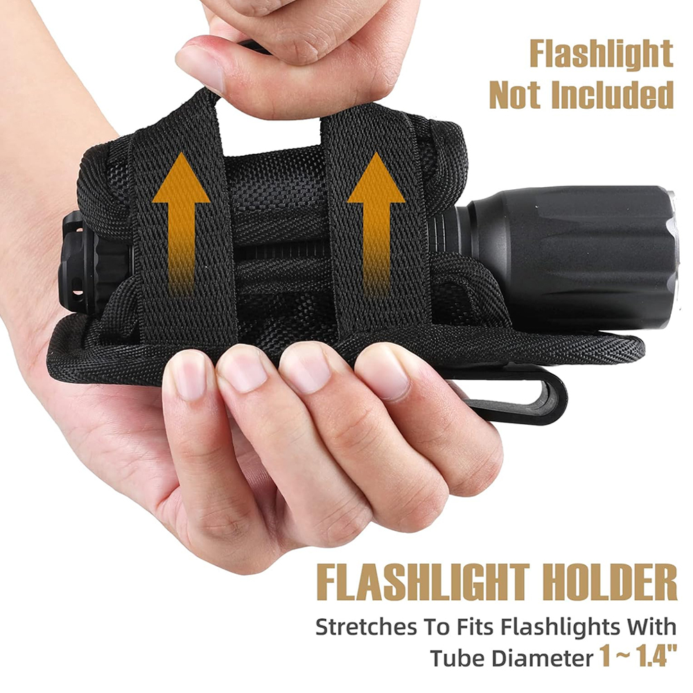 Tactical Flashlight Pouch Hols - مراجعة Edc Concealed Carry Bag وسعره