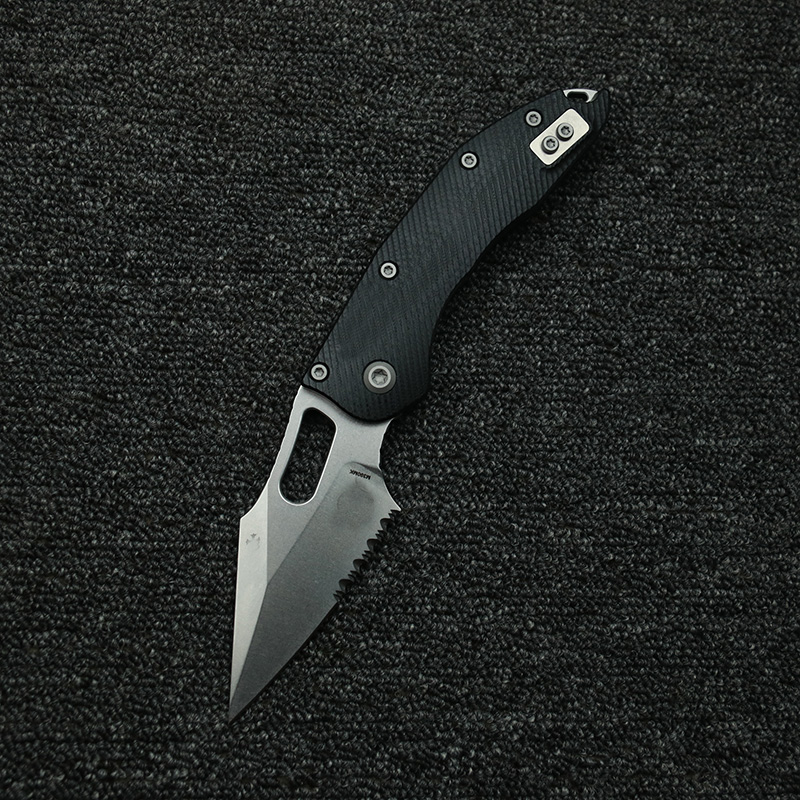 LEMIFSHE  Manual Stitch Textur - مراجعة Edc Concealed Carry Knife وسعره