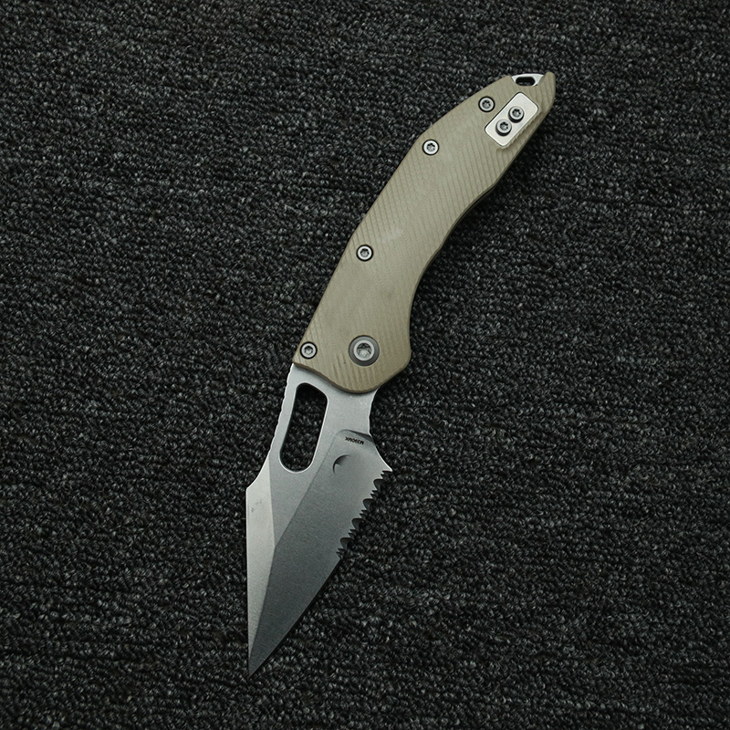LEMIFSHE  Manual Stitch Textur - مراجعة Edc Concealed Carry Knife وسعره