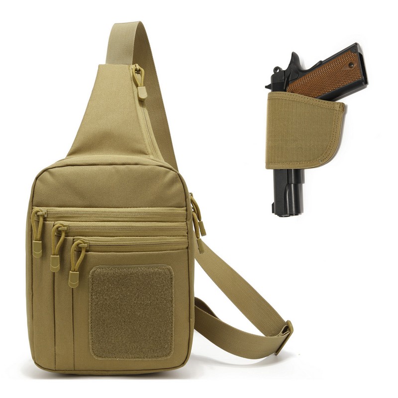 New Tactical Chest Bag Pistol  - مراجعة Edc Pistol Carry Bag وسعره