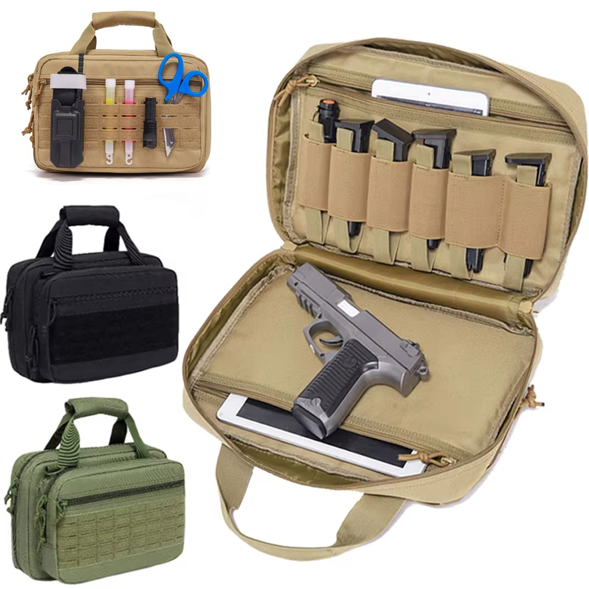 Tactical Pistol Case Gun Bag S - مراجعة Edc Pistol Carry Bag وسعره