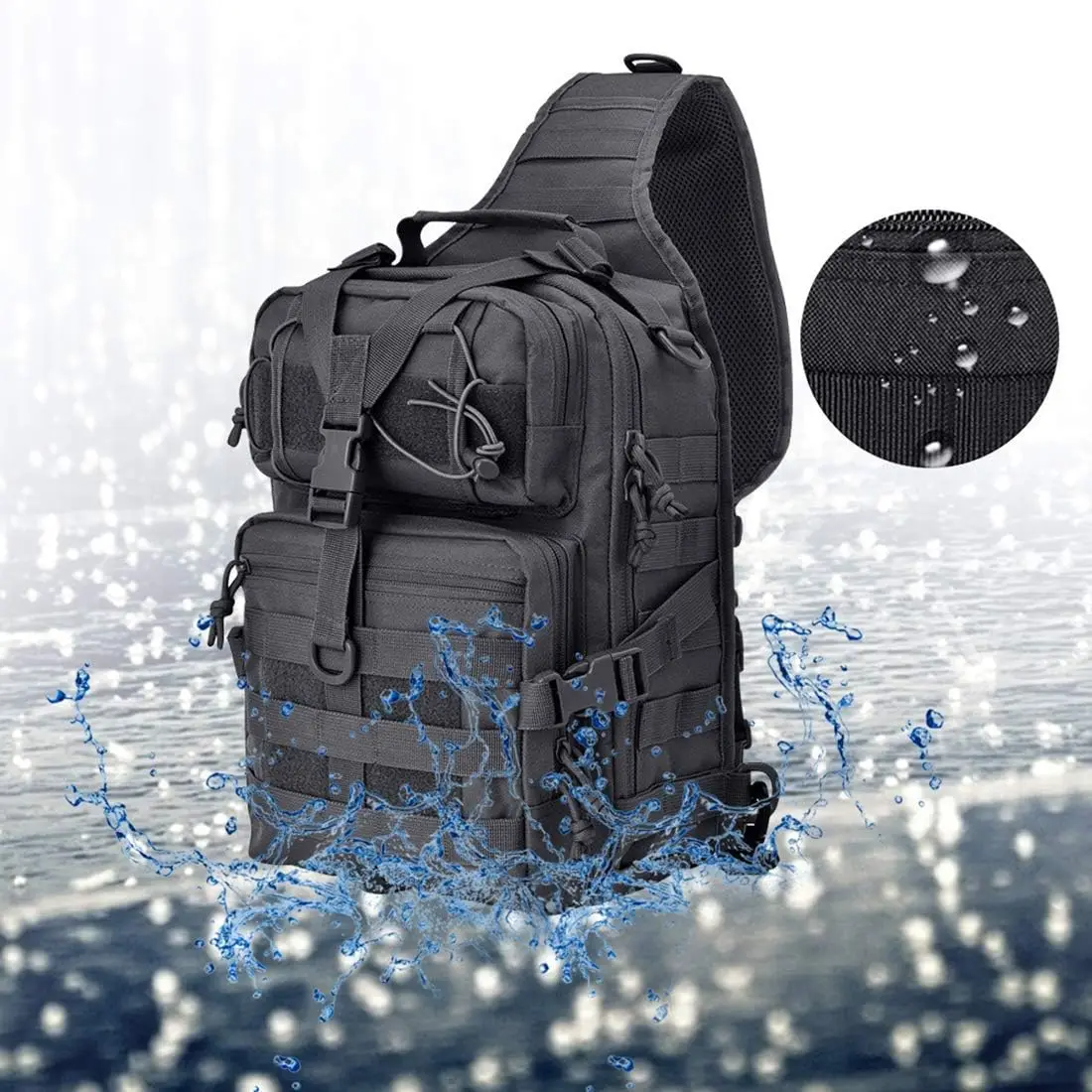 Tactical Sling Backpack Should - مراجعة Edc Pistol Carry Bag وسعره