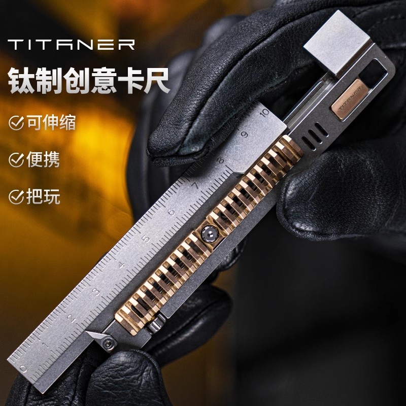 TITANER Stone Wash Titanium Al - مراجعة Leather Edc. Carry Pouch وسعره