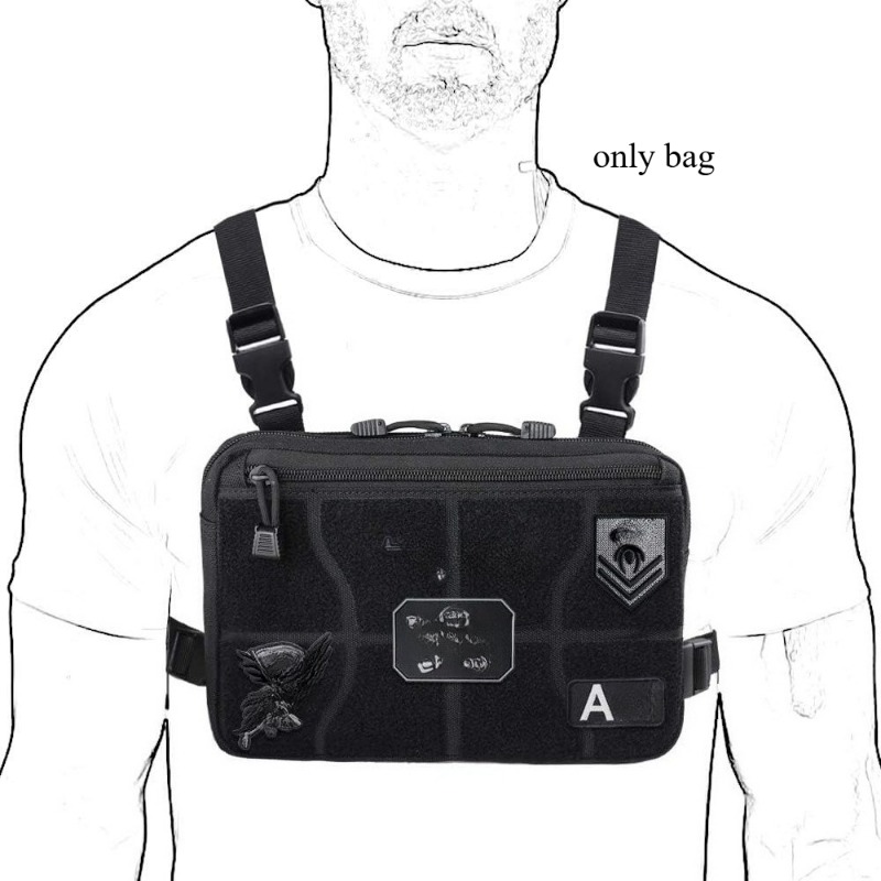 Chest bag Pack Molle Vest Bags - مراجعة Edc Concealed Carry Bag وسعره