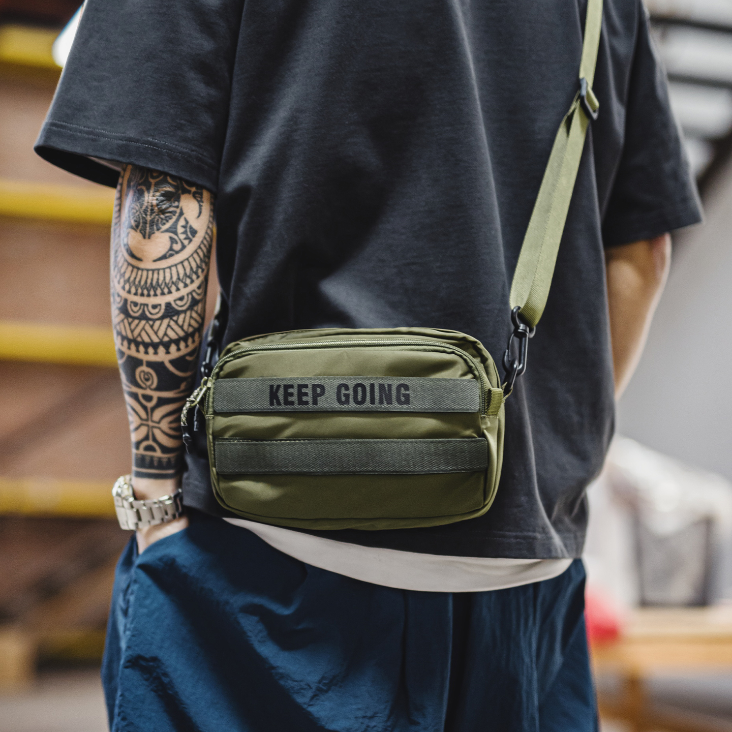 Maden Men's Crossbody Bag Mili - مراجعة Edc Carry Bag For Men وسعره