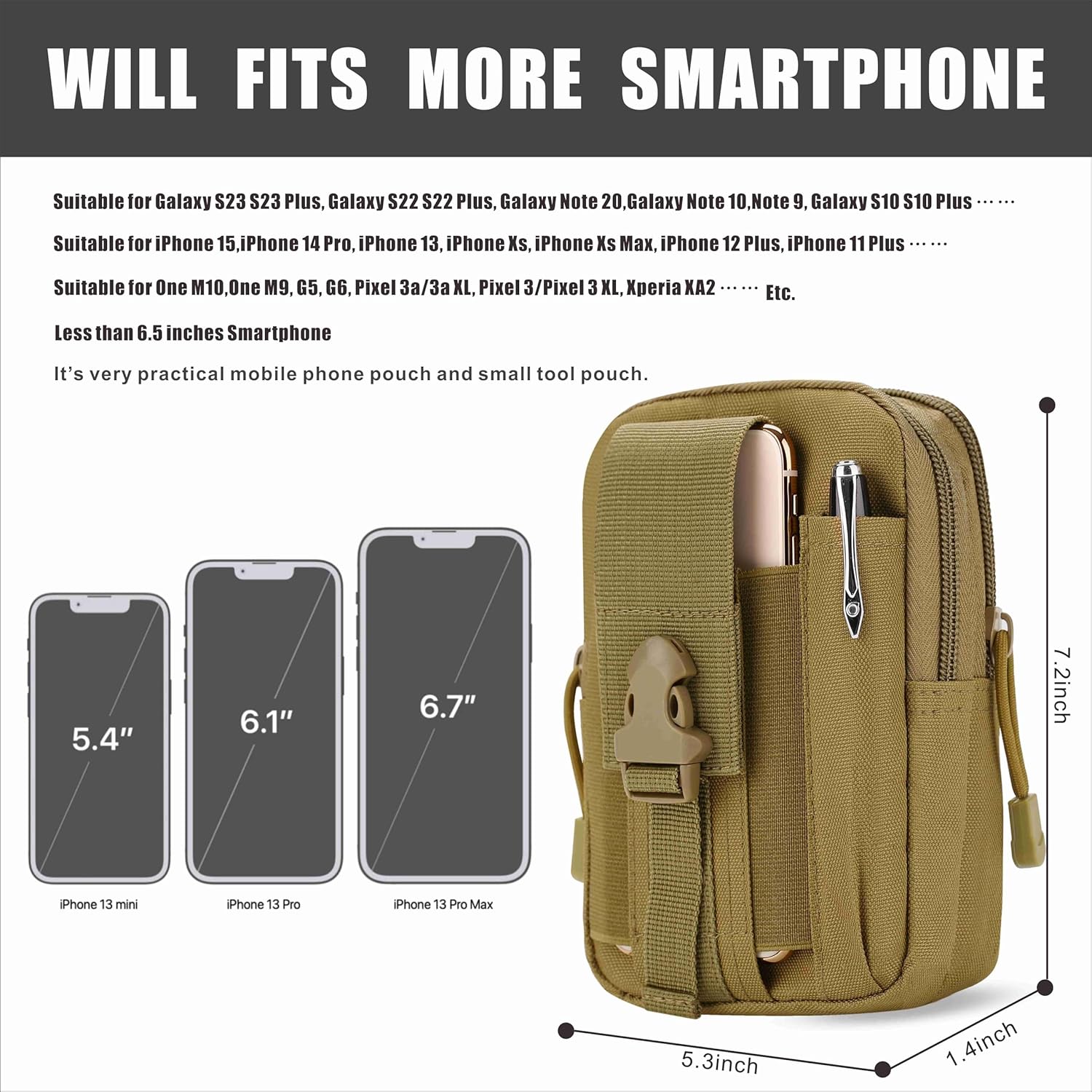 Tactical Waist Pouch EDC Molle - مراجعة Edc Carry Bag For Men وسعره