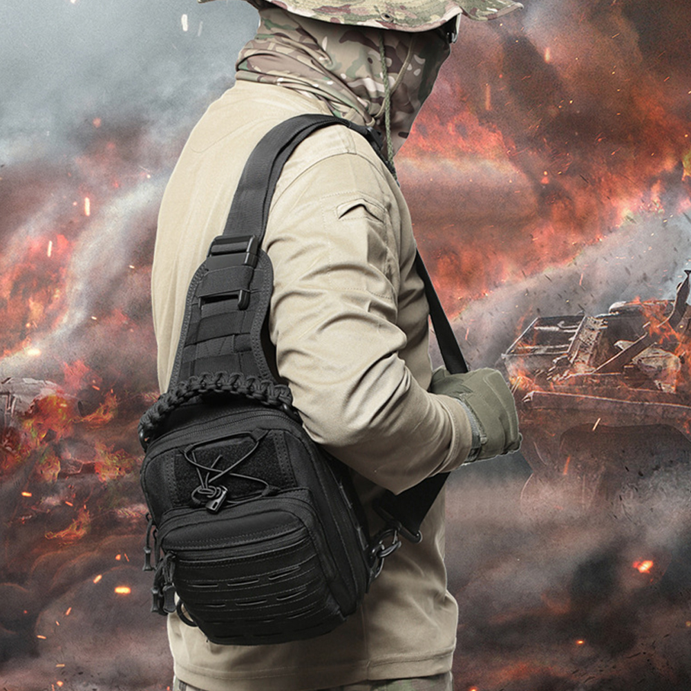 Tactical Sling Bag Pouch Multi - مراجعة Edc Pistol Carry Bag وسعره