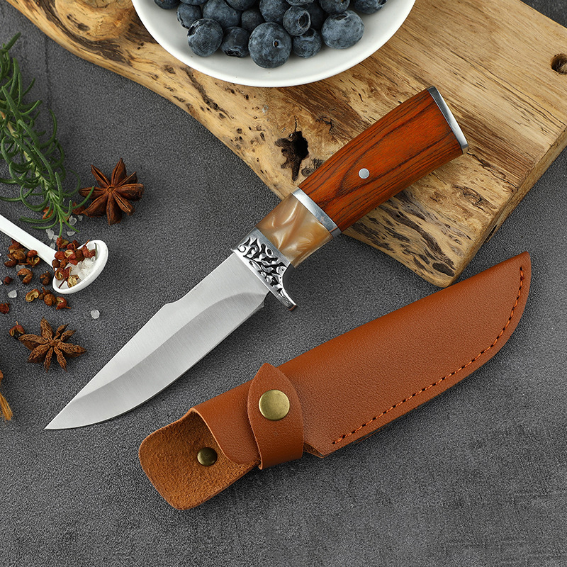 New outdoor knife with resin r - مراجعة Edc Concealed Carry Knife وسعره