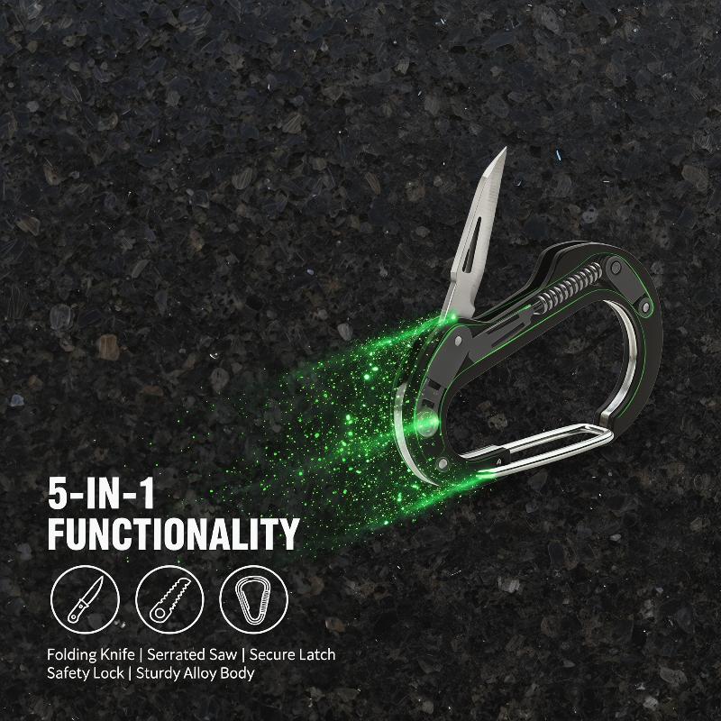 Outdoor Climbing Carabiner Mul - مراجعة Edc Carry Knife وسعره